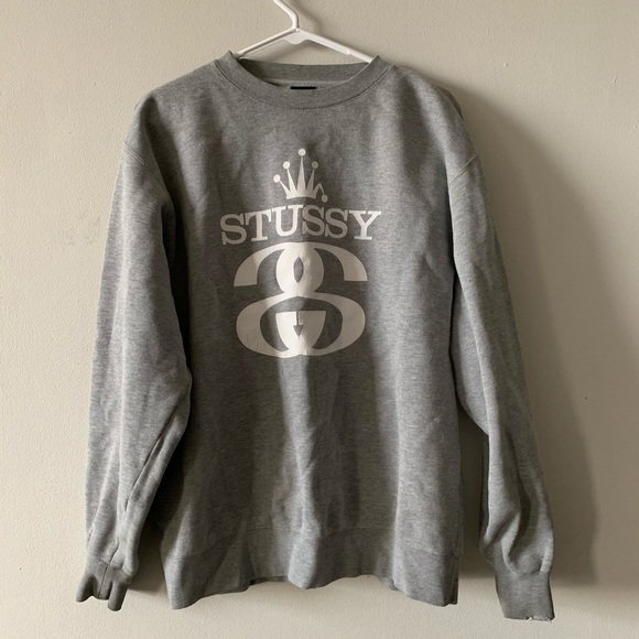 Stussy Other - Vintage Stussy Spellout crown crewmeck sweatshirt